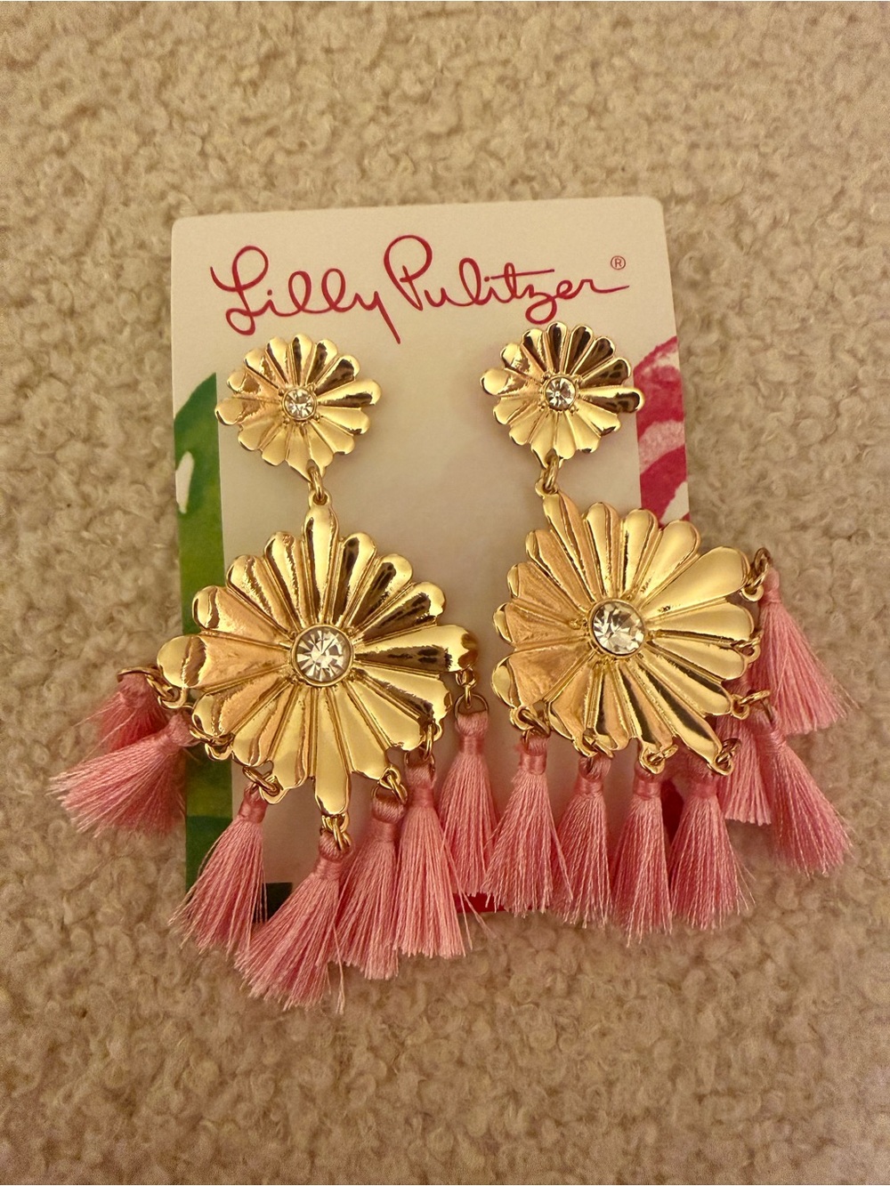 🏝️New! Lilly Pulitzer! Pink earrings